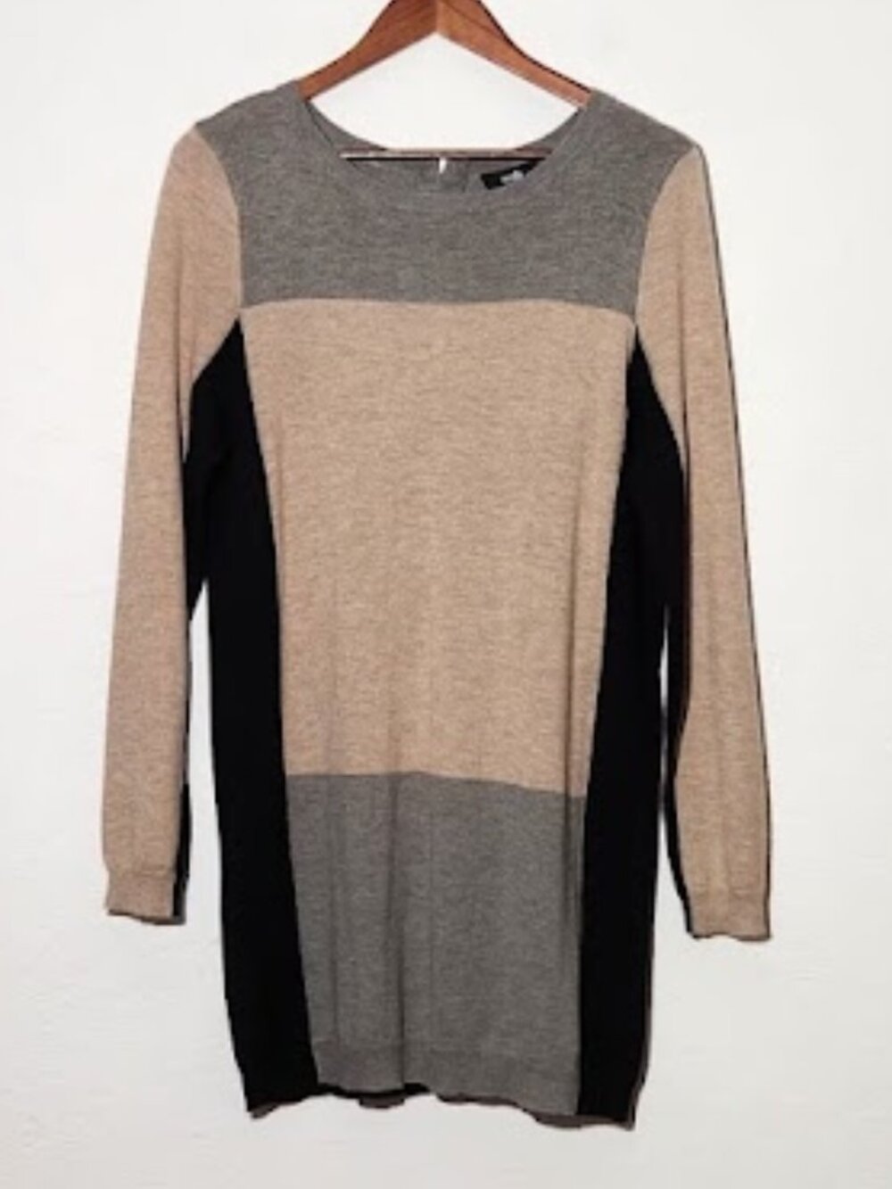 Wallis Women's Colorblock Lightweight Sweater Dress Size Medium